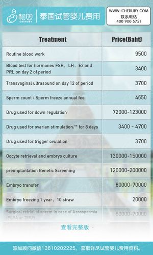 泰国NIC试管费用是多少